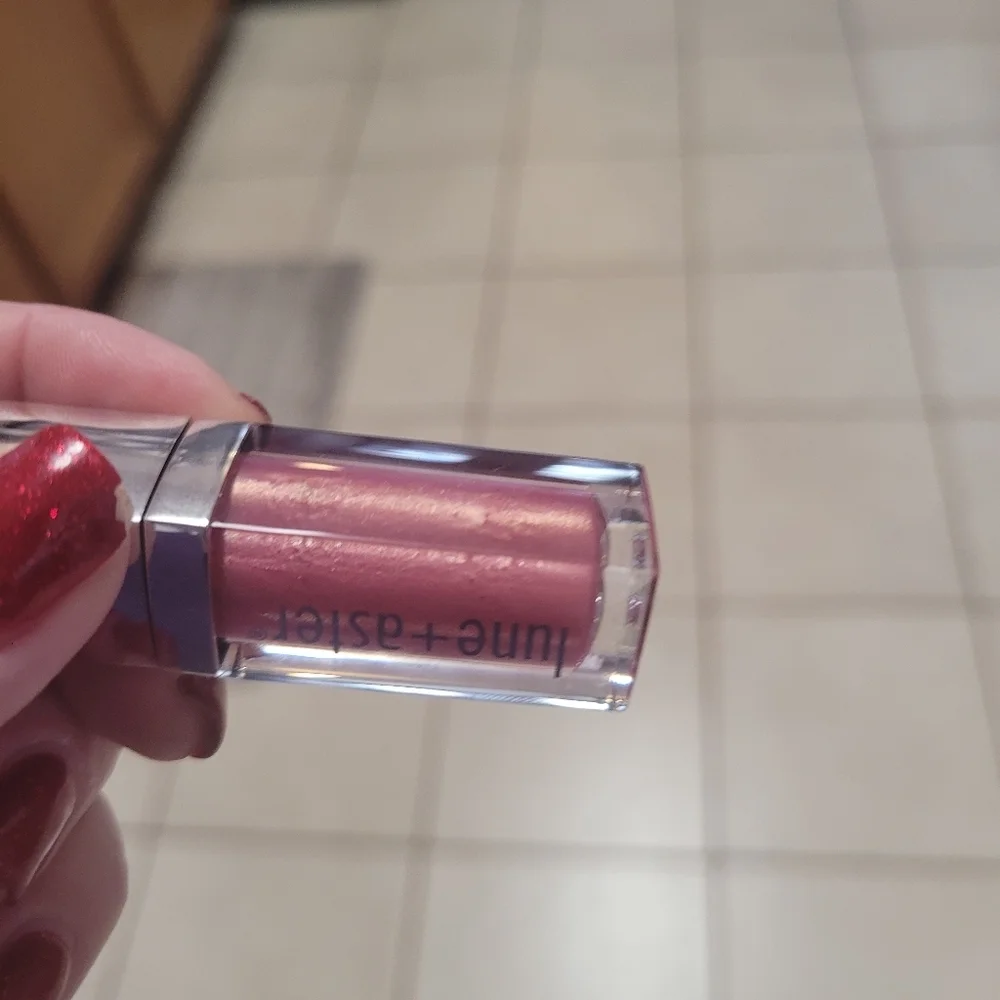 LUNE + ASTER Gloss Vitamin C+E Lip Gloss Nude Colors X4 Sheer Travel Size New